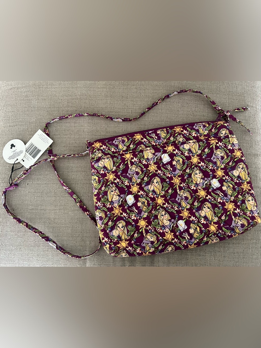 New Vera Bradley x Disney Tangled Rapunzel Crossbody Purse